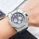 Copy Audemars Piguet Royal Oak Offshore watch Black Dial Black Bezel Black rubber Strap (9)_th.jpg